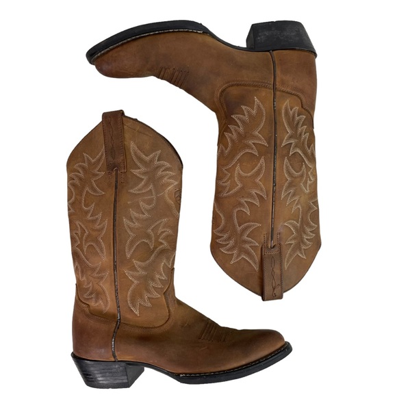 Ariat Heritage R Western Boot - Distressed Brown - Men’s Size 7D - Picture 13 of 14